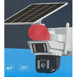 O-KAM-3940 PTZ Solar Sim Kartlı 4G Güvenlik Kamerası Güneş Enerjili Kamera